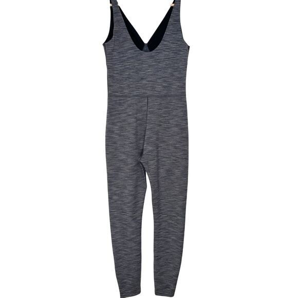 Outdoor Voices Freeform Unitard Bodysuit Heathered Charcoal | Gray | SZ M - Picture 5 of 13